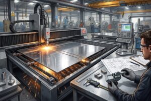 板厚公差の厳しいSUS304 CSP H材(450mm角)の特注対応・切断