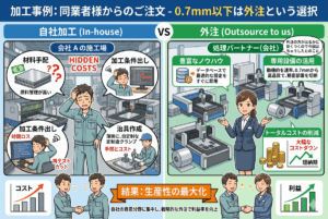 レーザー加工のプロが「外注」を選ぶ理由とは？超薄板加工のコストパフォーマンス